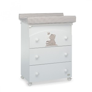 Commode et table à langer Foppapedretti Golosone Blanc