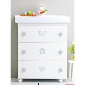 Commode et table à langer Pali Birillo Tortora