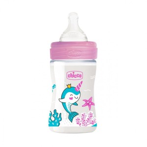 Biberon Chicco 150ml Slow Flow Rose
