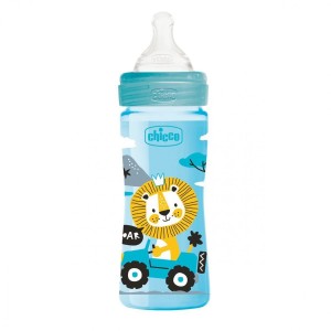 Biberon Chicco 250 ml Bleu Débit Moyen