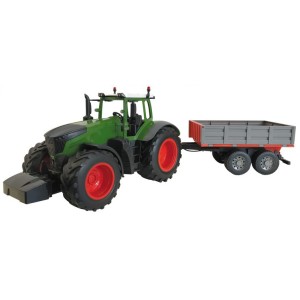Mondo Véhicule Télécommandée Tracteur Et Remorque Sons Et Lumieres échelle 1/16eme 63 Cm Mixte A Partir De 3 Ans