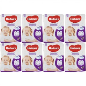 Nappy Kit Huggies Ultra Comfort Slip Mis. 5 12-17 Kg 8 Paquets de 14 pcs