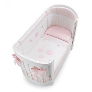 Parure de lit Erbesi Ariel Rose