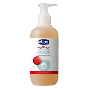 Savon désinfectant pour les mains avec protection antibactérienne Chicco pour bébé