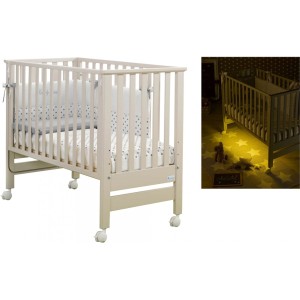 Lit Azzurra Design Contact Light Havana avec éclairage