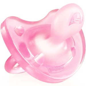 Chicco Sucette Silicone Physio 6-12m Rose