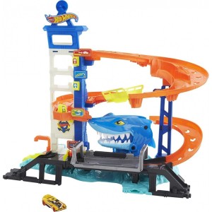 Piste Mattel Hot Wheels City Shark Attack