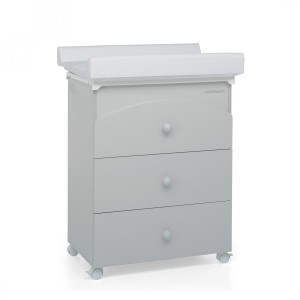 Commode et table à langer Foppapedretti Lucy Il Bagnetto Grigio