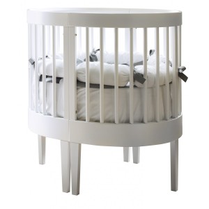 Lit bébé transformable Pali Lab 03 blanc avec matelas