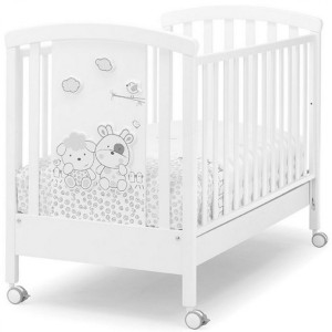 Lettino Erbesi Milky Bianco Grigio