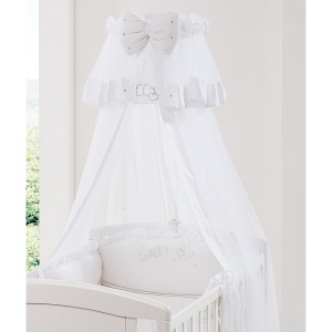 Voile pour lit bébé avec tige Billo et balle Smack Cristalli
