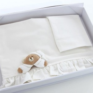 Lot de draps pour lit bébé Nanan 3pcs Tato Cream