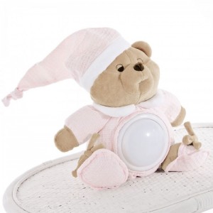 Peluche Luminoso Nanan Puccio Che Si Illumina Rosa