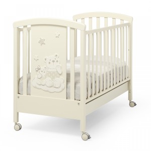 Lit bébé Erbesi Nuvoletta Ivoire