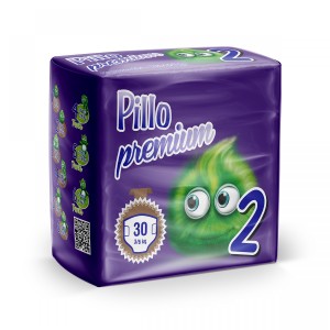 Couches Pillo Premium Taille 2 Mini 3-6kg 30 pcs