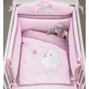 Couette Complète Picci Rose Sucre