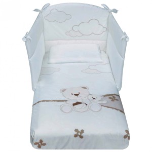 Parure de lit amovible Pali Daisy Tortora