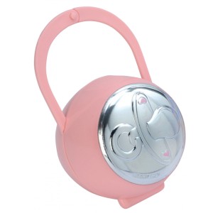 Attache tétine Innocenti Argenti Ciucco Rosa