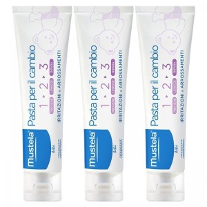 3 PACKS - Pâtes Cambio 1-2-3 Mustela 150 ml