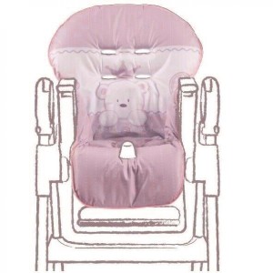 Housse de chaise haute Italbaby PVC Baby Re Rose