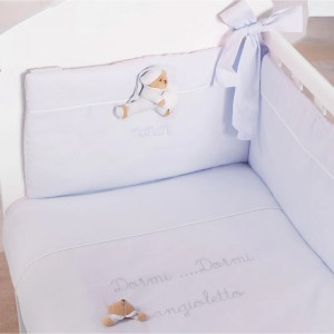 Ensemble de couette Nanan Mini Me Puccio bleu clair