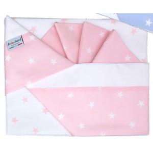 Ensemble de draps Andy & Helen pour lit bébé Fantasy F1 3 pièces Rose