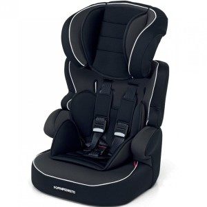 Foppapedretti Babyroad - siège De Voiture Groupe 1/2/3, 9 - 36 kg Sans Isofix Noir