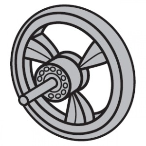 Came de roue arrière pour cadre dynamique