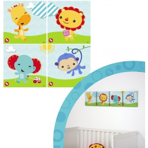 Fisher Price Ensamble de 4 Tableautins 