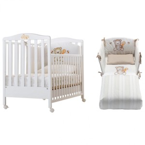 Kit de lit + parure de lit blanc Web Design bleu clair