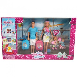 Simba Steffi Love Dolls Set Vacances surprises en famille
