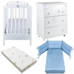 Kit Picci Stella Imprimé Bleu Clair
