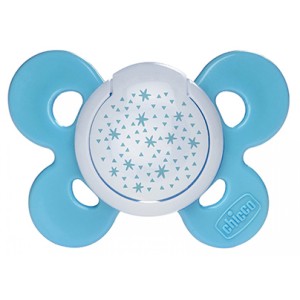 Succhietto Chicco Physio Comfort Night Caucciù Azzurro 16-36m 