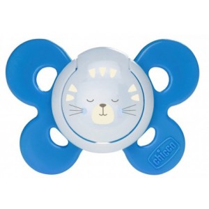 Sucette Chicco Physio Comfort Night Silicone Bleu 16-36 m