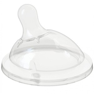 Chicco Tétine Silicone Natural Feeling Flux Normal Bout Incliné x1 0 Mois+