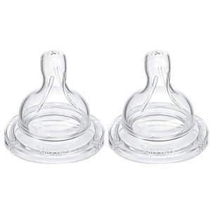 Philips Avent Tétines Classic+ 6m+ Liquides épaissis - Lot De 2