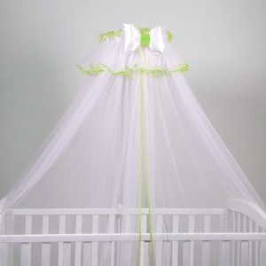 Veil Billo et Boule de Tulle Blanc Sbiego Vert
