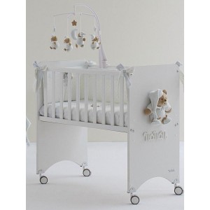 Ensemble Cododo Nanan Puccio Bleu Clair avec Matelas + Couette