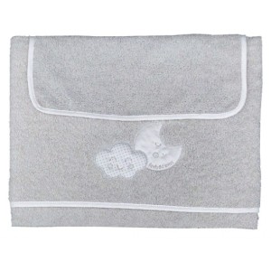 Andy & Helen D34 Matelas à langer gris avec ensemble de serviettes