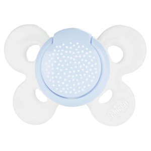 Succhietto Chicco Physio Comfort Silicone Bianco Celeste 0-6m 